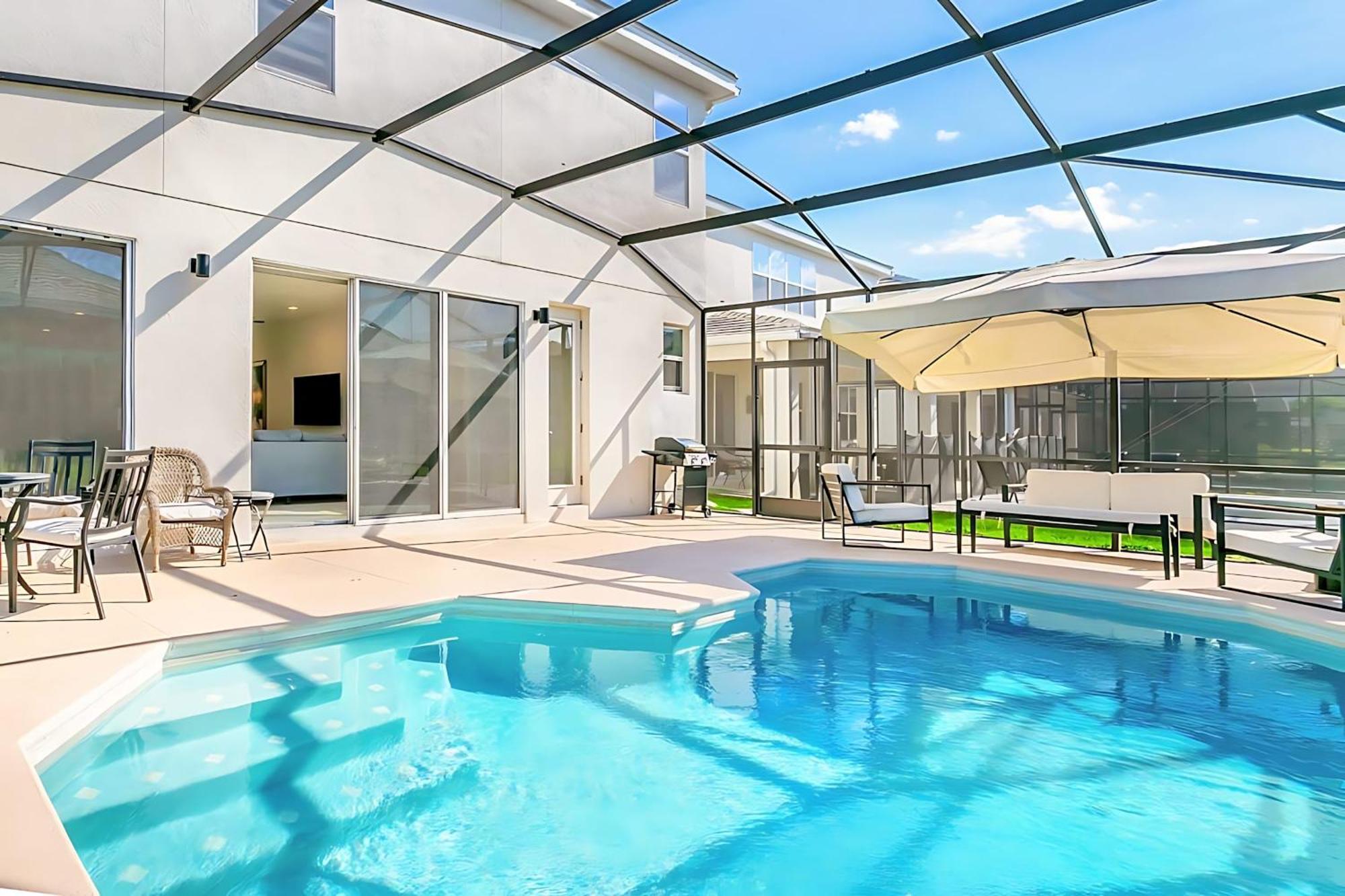 10Br Luxury Home Near Disney W Pool & Games Room 키시미 외부 사진